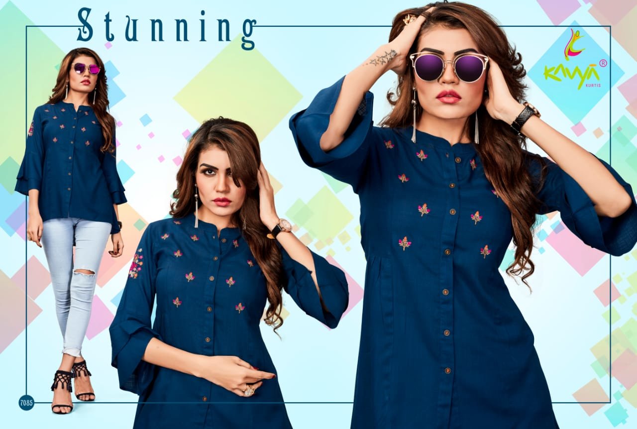 Kavya Designer Smart Lady Short Tops Catalog Kavya Designer Smart Lady Short Tops Catalog